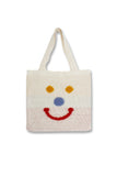 Xpoko 2024 New Fashion Bags Elegant HandbagSmiley Knitted Tote Bag