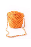 Xpoko 2024 New Fashion Bags Elegant HandbagSolid Handwoven Crossbody Bag