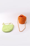 Xpoko 2024 New Fashion Bags Elegant HandbagSolid Handwoven Crossbody Bag