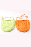 Xpoko 2024 New Fashion Bags Elegant HandbagSolid Handwoven Crossbody Bag