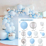 Macaron Blue Balloon Garland Birthday Party Decor Kids Baby Shower Boy Latex Ballon Arch Kit Wedding Party Baloon Suppiles