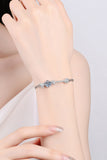 Back to school 2 Carat Moissanite 925 Sterling Silver Bracelet