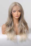 Back to School 13*2" Lace Front Wigs Synthetic Long Wave 24" 150% Density in Medium Blonde Highlights