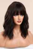 90s lob Natural Looking Synthetic Full Machine Bobo Wigs 12''