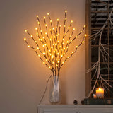 Xpoko - 1pc, 20 LED Branch Lights - Indoor Decoration Lighting for Weddings, Birthdays, and Christmas - Fairy Lights with Branch Design