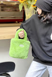 Xpoko 2024 New Fashion Bags Elegant HandbagCute Plush Bucket Handbag