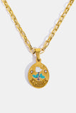 Back to school Stainless Steel 18K Gold-Plated Necklace