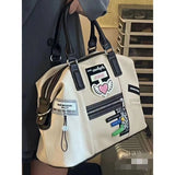 Xpoko Fashion Bags Aesthetic Large Canvas Handbag