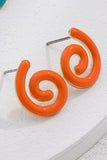 Back to school Bright Color Copper Earrings