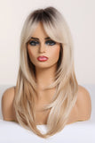 90s lob Mid-Length Wave Synthetic Wigs 24''
