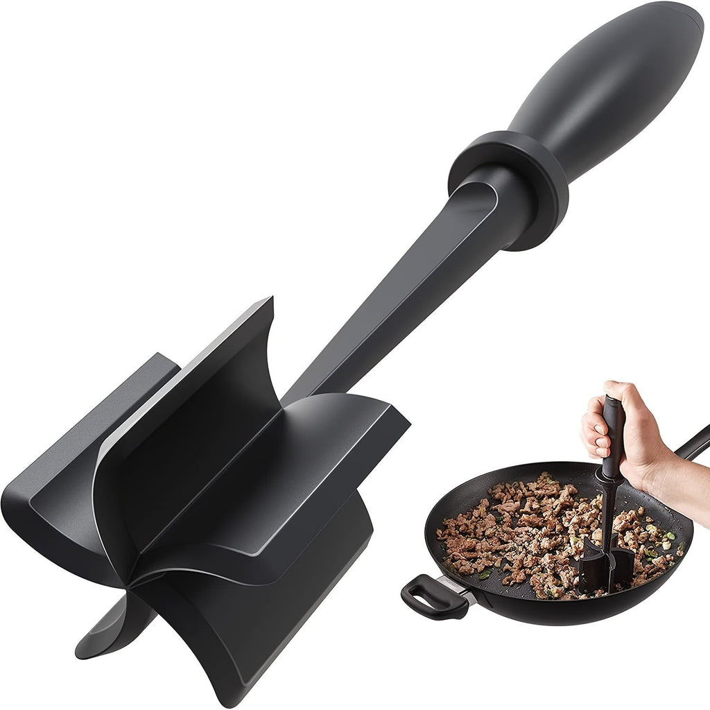 Xpoko Upgrade Your Cooking Game with this Premium Heat-Resistant Hamburger Chopper Set