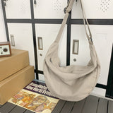 Xpoko Fashion Bags Vintage Wash Large Canvas Shoulder Bag