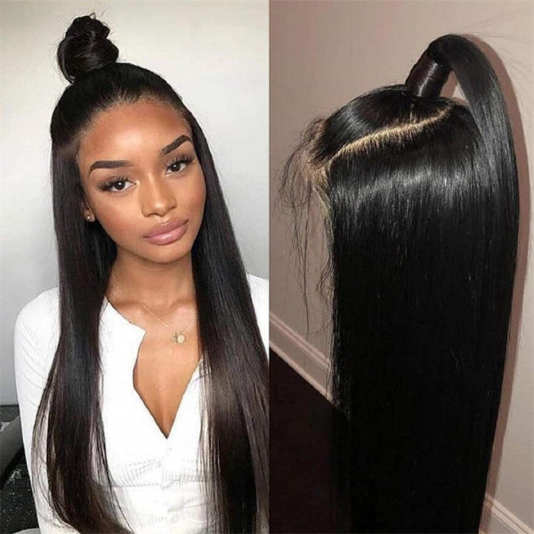 Xpoko - Black Fashion Casual Style Straight Lace Front Wigs for Black Women