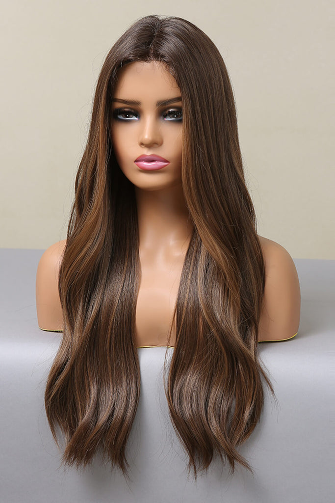 Back to school 13*2" Lace Front Wigs Synthetic Long Wave 26" Heat Safe 150% Density