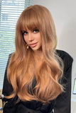 Xpoko Natural Wave Full Machine Synthetic Wigs 26"