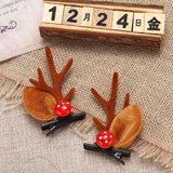 Mini Gold Silver Jingle Bell Christmas Tree Pet Hanging Christmas Antler Hair Clips DIY Handmade Bell Crafts Accessories-1