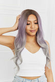 Xpoko Elegant Wave Full Machine Synthetic Wigs in Purple 26''