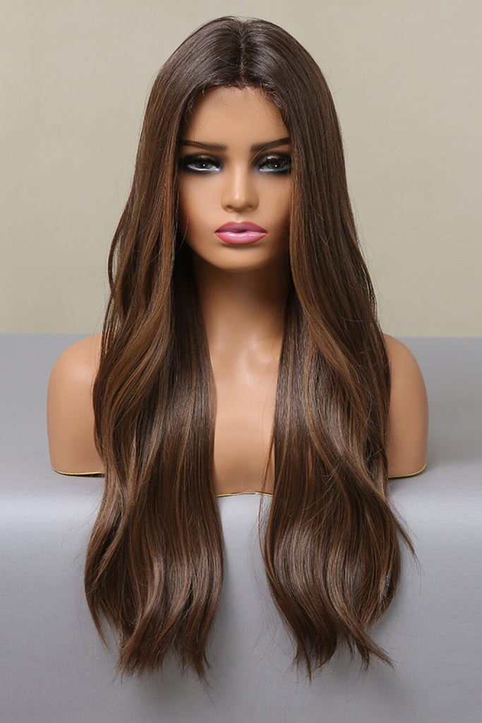 Back to school 13*2" Lace Front Wigs Synthetic Long Wave 26" Heat Safe 150% Density