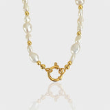 Xpoko 2024 New Woman Necklace Elegant FshionPearla Chain