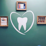 Dentist Smile Vinyl Wall Poster Dental Clinic Window Stickers Teeth Clinic Wall Decal Removable Dental Shop Decoration AZ454