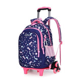 Back to school HOT Student School bag Rolling Backpack kids Trolley bag for girl school backpack wheeled bag child waterproof backpack wheels