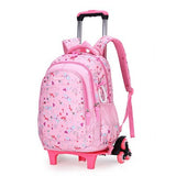 Back to school HOT Student School bag Rolling Backpack kids Trolley bag for girl school backpack wheeled bag child waterproof backpack wheels