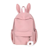 Back to school Waterproof Oxford Women Backpack for School Teenagers Girl Cute Rabbit Backpack Female School Bag Ladies Mochilas