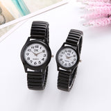 Fashion Watch For Women Luxury Ladies Wrist Watches Quartz Clock Male Watches For Couples Elastic Band Watch Daily Wear Gifts