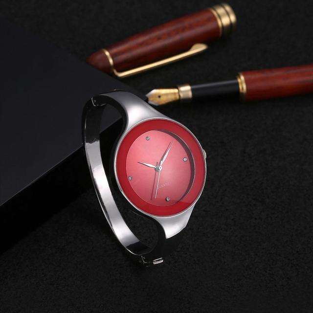 Women Luxury Watch Brand Style Stainless Steel Bangle Watches Quartz Simple Casual Relojes Female Saati Rhinestone WristWatches