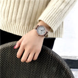 Women&#39;s watches fashion brand vintage leather quartz watch women simple woman clock casual ladies wristwatches Montre Feminino