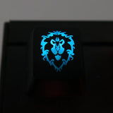 1PCS DIY Gaming keycaps Key Button World of Warcraft DOTA key caps game keycap Accessories Mercy ABS Cap for Mechanical keyboard