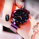 Women's Fashion Starry Sky Watches Magnet Buckle Mesh Belt Diamond Quartz Watch Women Dress Clock relogio feminino