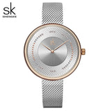 Creative Women Watches 3 Colors Stylish Japanese Quartz Ladies Watch Luxury Stainless Steel Clock Reloj Mujer Wife Gift