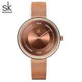 Creative Women Watches 3 Colors Stylish Japanese Quartz Ladies Watch Luxury Stainless Steel Clock Reloj Mujer Wife Gift