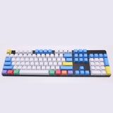 Mechanical Keyboard Keycap 87/104/108 Keys PBT Chalk Set Color Personality Keycaps for Cherry mx