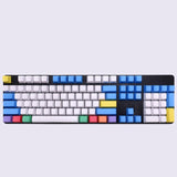 Mechanical Keyboard Keycap 87/104/108 Keys PBT Chalk Set Color Personality Keycaps for Cherry mx