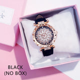 Casual Women Romantic Starry Sky Wrist Watch bracelet Leather Rhinestone Designer Ladies Clock Simple Dress Gfit Montre Femm