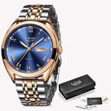 Fashion Women Watches Ladies Top Brand luxury Waterproof Gold Quartz Watch Women Stainless Steel Date Wear Gift Clock 2022