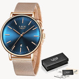 Fashion Women Watches Ladies Top Brand luxury Waterproof Gold Quartz Watch Women Stainless Steel Date Wear Gift Clock 2022