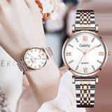 Luxury Women's Wristwatch Diamond Rose Gold Stainless Steel Bracelet Business Quartz Wrist Watches Reloj Mujer zegarek damski