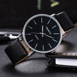 Simple Style White Leather Watches Women Fashion Watch Minimalist Ladies Casual Wrist Watch Female Quartz Clock Reloj Mujer 2021