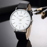 Simple Style White Leather Watches Women Fashion Watch Minimalist Ladies Casual Wrist Watch Female Quartz Clock Reloj Mujer 2021