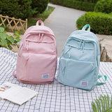 Large Leisure Backpack for Girls Teenage Pink Bag Pack Women College Student Nylon Waterproof Backpack School Bags Teen Big 2022