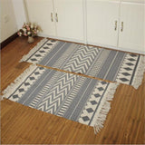 Xpoko Cotton Soft Tassel Home Carpets For Living Room Bedroom Kid Room Decorate Home Carpet Floor Door Mat Simple Nordic Area Rug Mat