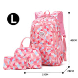 Back to school 3 Set School Backpack Girls School Bags For For Teenage Girl Boy Children Schoolbag High Quality Waterproof Backpacks Kids Bag
