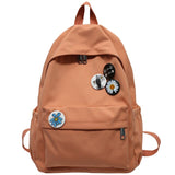 Student Waterproof Girl Backpack Cute Women Nylon Kawaii School Bag Lady Book Badge Backpack Female Fashion Bags New Trendy 2020
