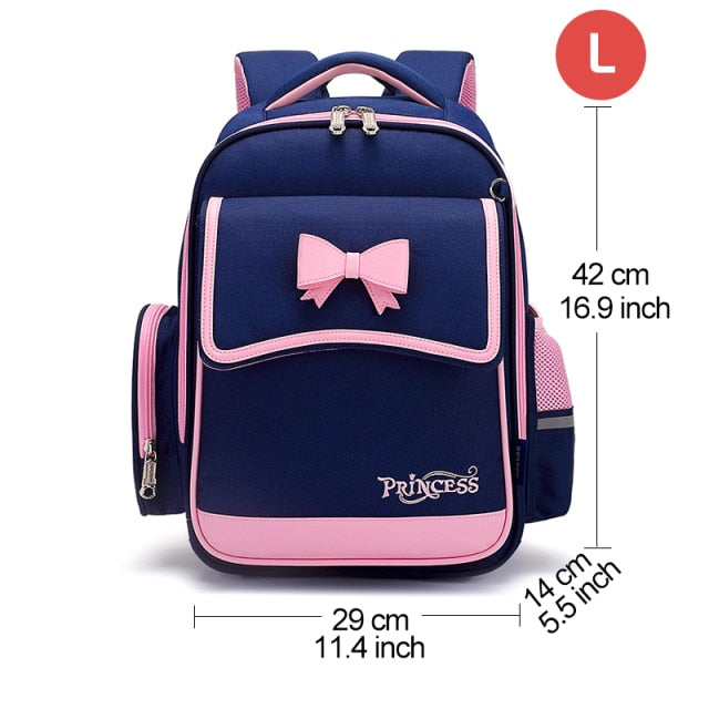 Back to school Backpack  for Elementary  School Girl Waterproof Oxford Cloth Pink Sac Enfant School Bags Kids Backpack  Girls Cute Bow Kids Bag