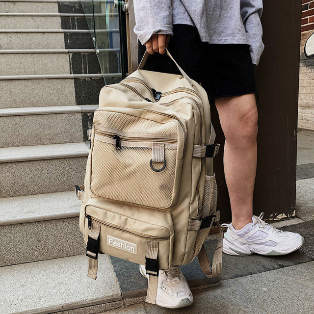 Large Backpack School Bag for Girls Boys Teen Casual Travel Back Pack Men Women Nylon Street Bagpack Youth Backbag big Capacity