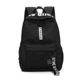 2022 black Nylon Women School Bags for Teenage Girls Backpack Female Teens Men Schoolbag Casual Style Student bookbag