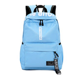 2022 black Nylon Women School Bags for Teenage Girls Backpack Female Teens Men Schoolbag Casual Style Student bookbag